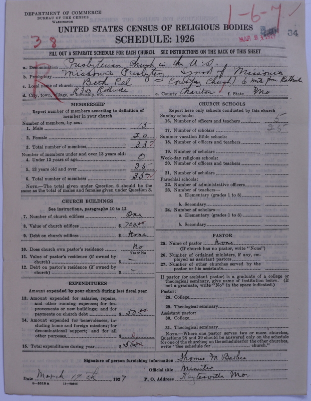 Scan of Presbyterian Church in the United States: 34