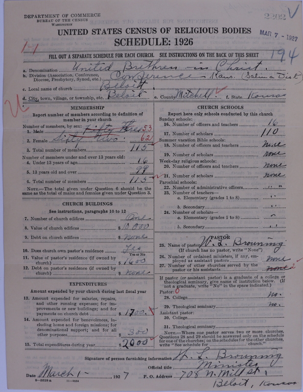 Scan of Church of the United Brethren in Christ: 2202