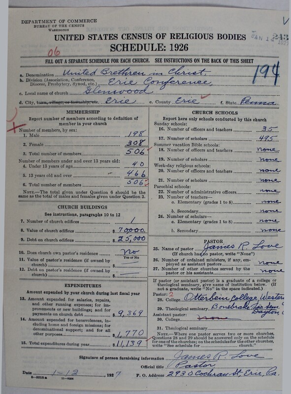 Scan of Church of the United Brethren in Christ: 243