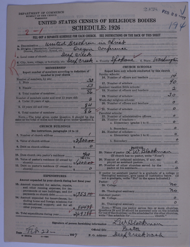 Scan of Church of the United Brethren in Christ: 2938
