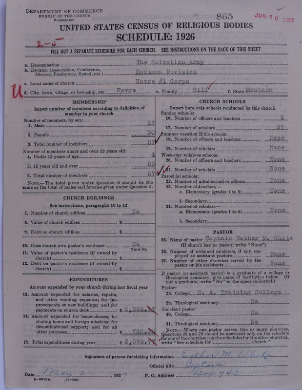 Scan of Salvation Army: 865