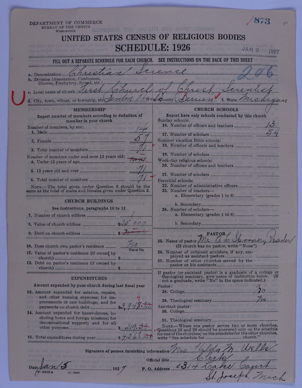 Scan of Church of Christ, Scientist: 873