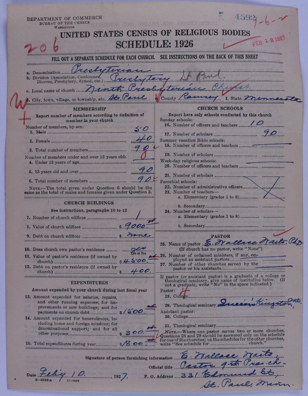 Scan of Presbyterian Church in the United States of America: 4592