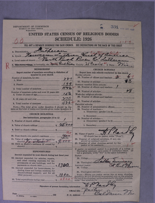 Scan of Norwegian Lutheran Church of America: 381