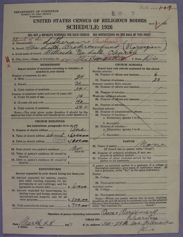 Scan of Church of the Lutheran Brethren of America: 7