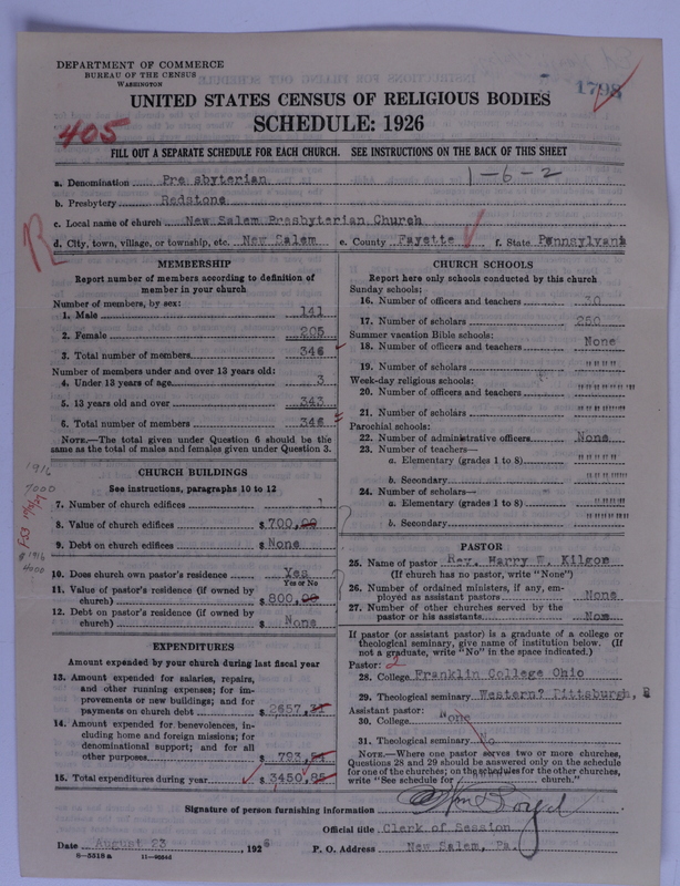 Scan of Presbyterian Church in the United States of America: 1798
