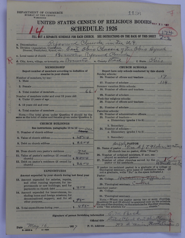 Scan of Reformed Church in the United States: 1136