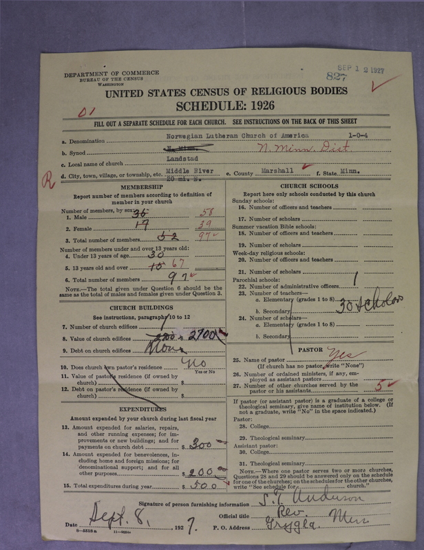 Scan of Norwegian Lutheran Church of America: 827