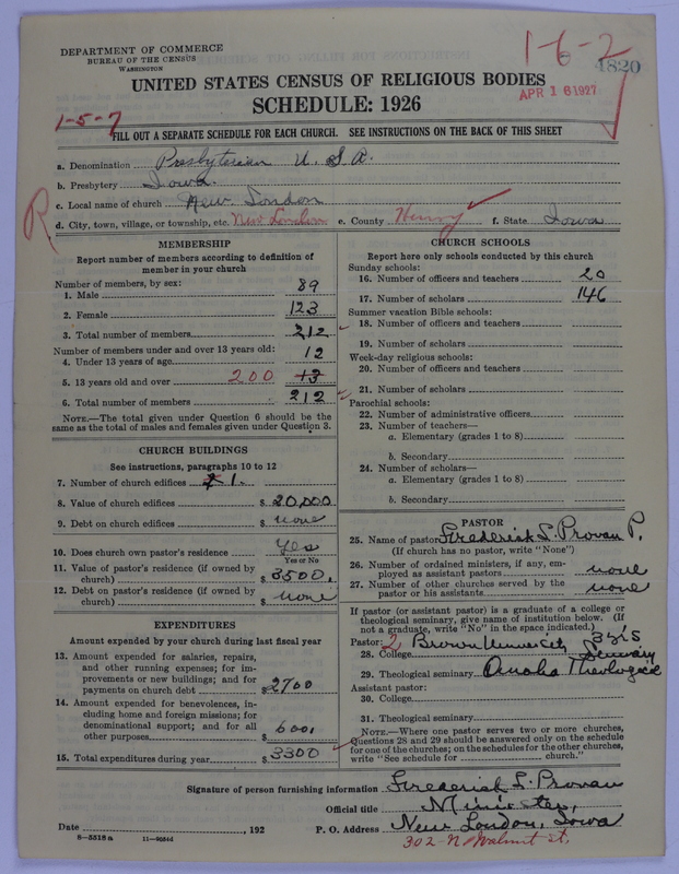 Scan of Presbyterian Church in the United States of America: 4820