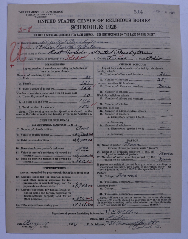 Scan of United Presbyterian Church of North America: 514