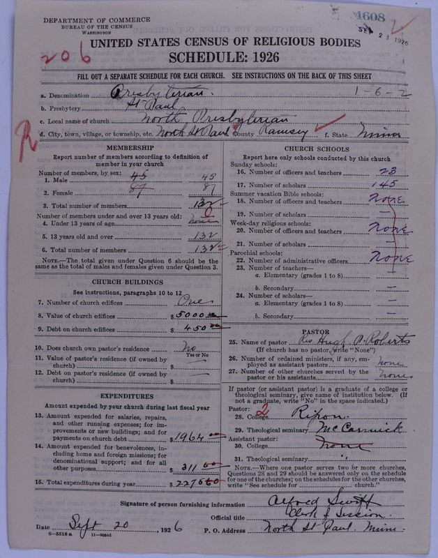 Scan of Presbyterian Church in the United States of America: 4608