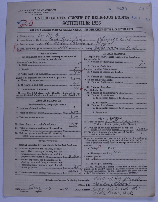 Scan of African Methodist Episcopal Church: 5430