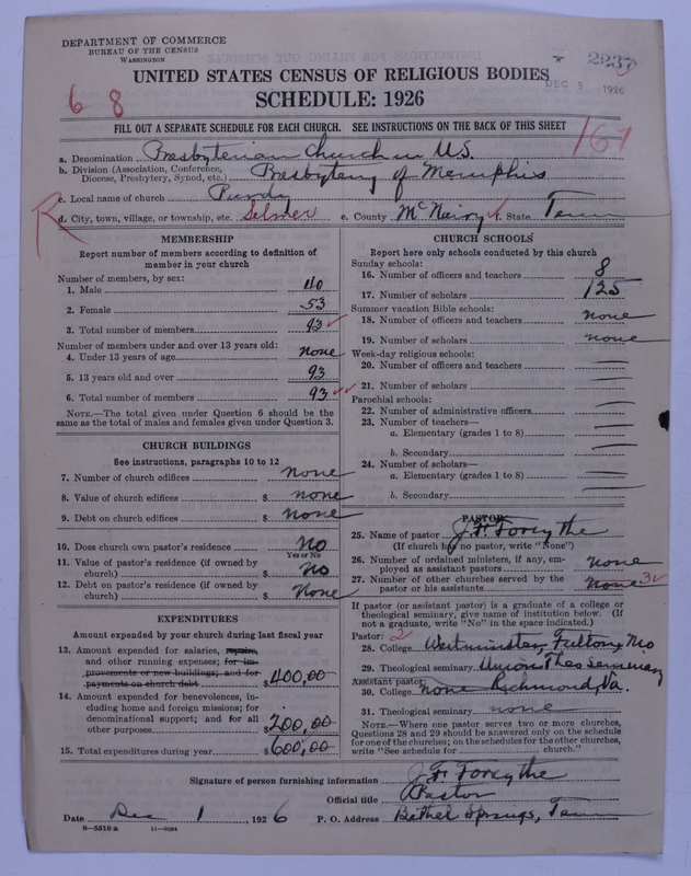Scan of Presbyterian Church in the United States: 2237