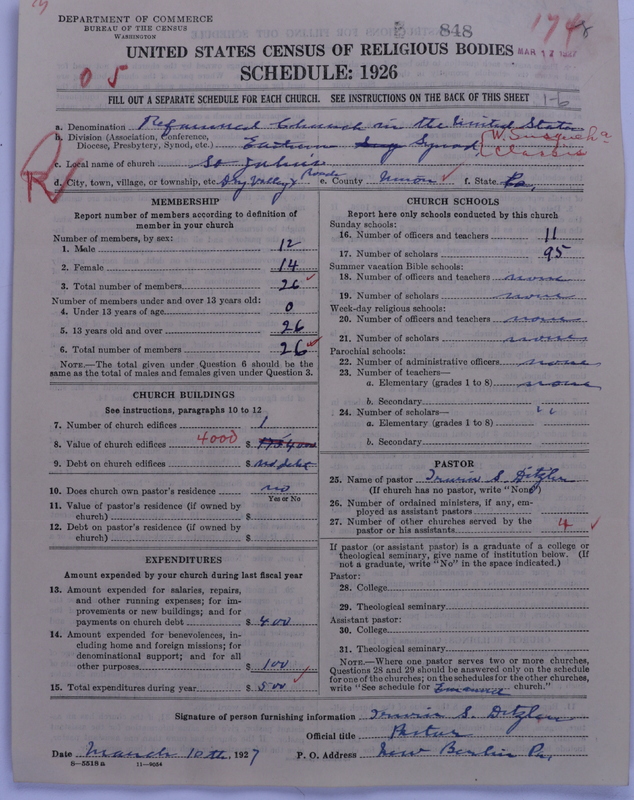 Scan of Reformed Church in the United States: 848
