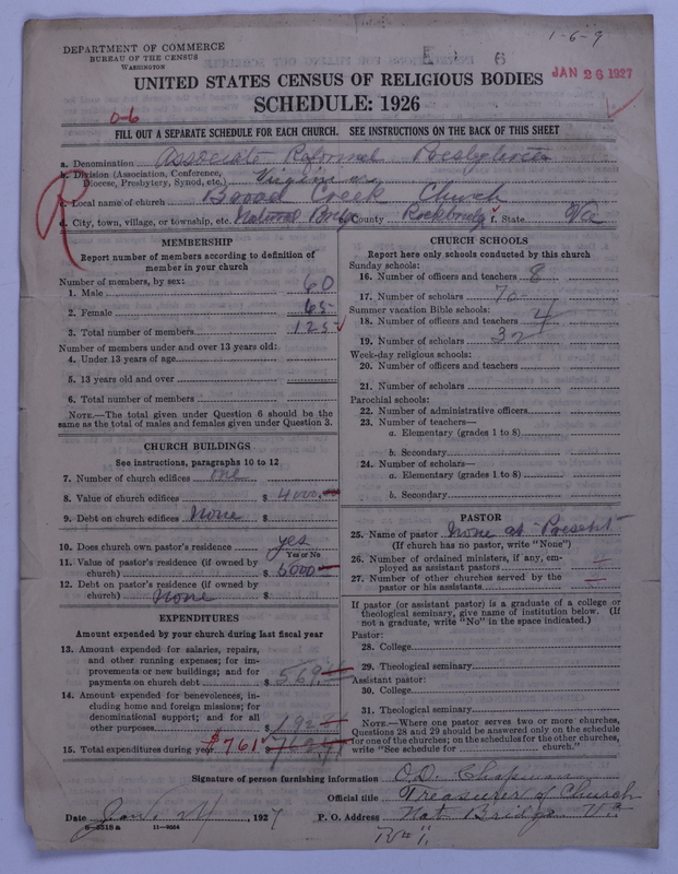 Scan of Associate Reformed Presbyterian Church: 6