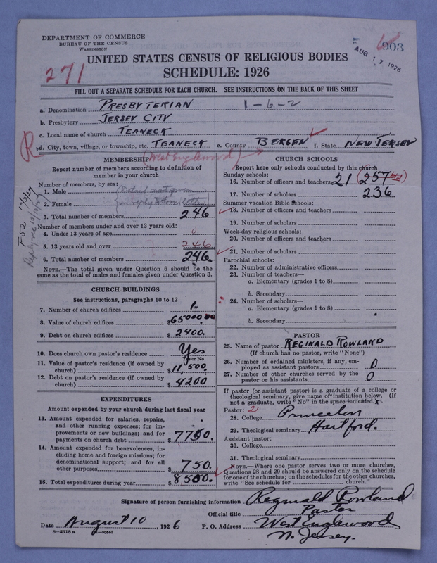 Scan of Presbyterian Church in the United States of America: 903