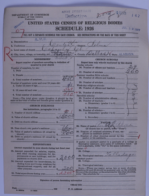 Scan of African Methodist Episcopal Church: 4483