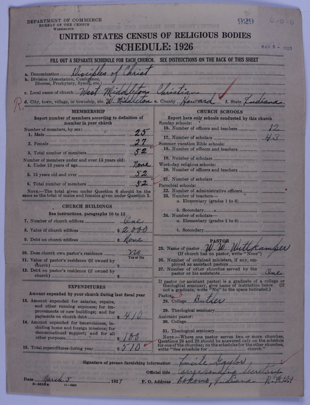 Scan of Disciples of Christ: 929