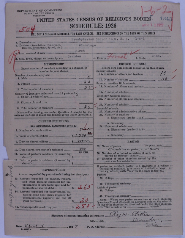 Scan of Presbyterian Church in the United States of America: 4243