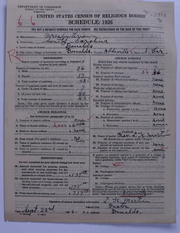Scan of Presbyterian Church in the United States: 1311
