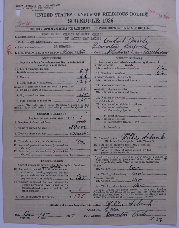 Scan of Reorganized Church of Jesus Christ of Latter Day Saints: 160
