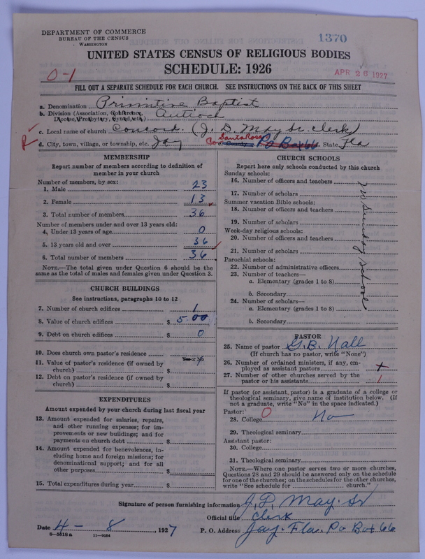 Scan of Primitive Baptists: 1370