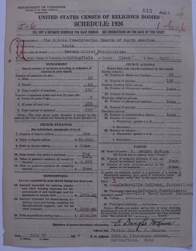 Scan of United Presbyterian Church of North America: 445