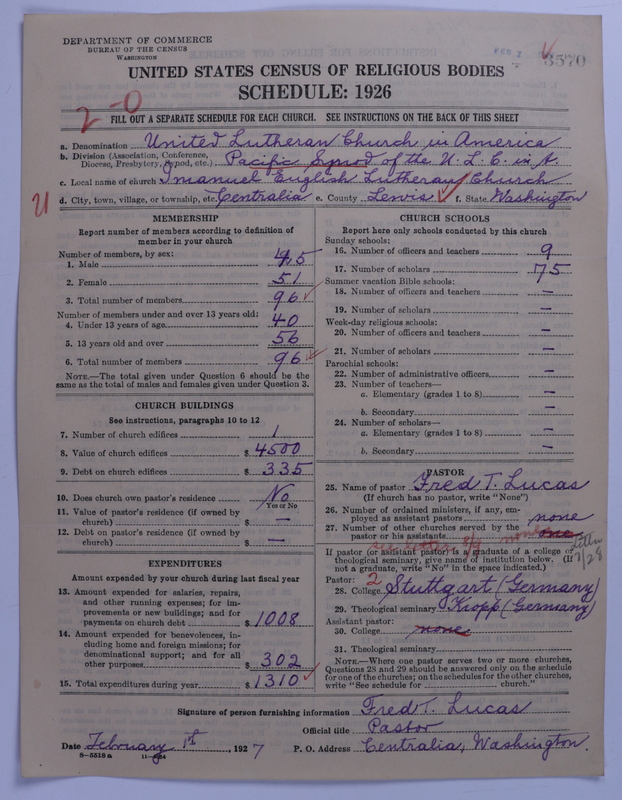 Scan of United Lutheran Church in America: 3570