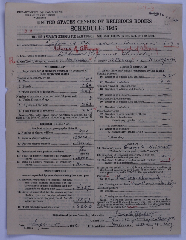 Scan of Reformed Church in America: 16