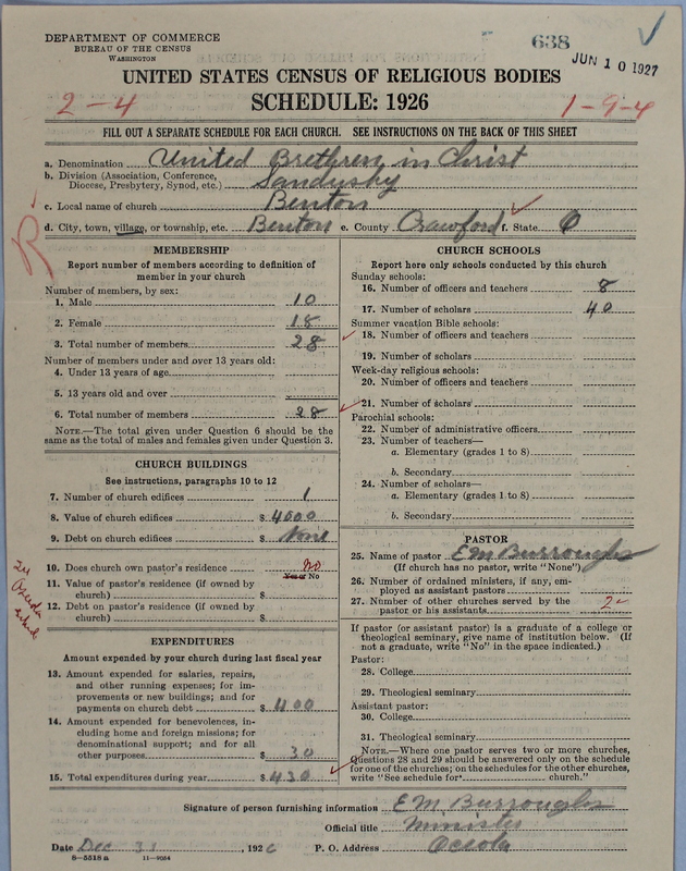Scan of Church of the United Brethren in Christ: 638