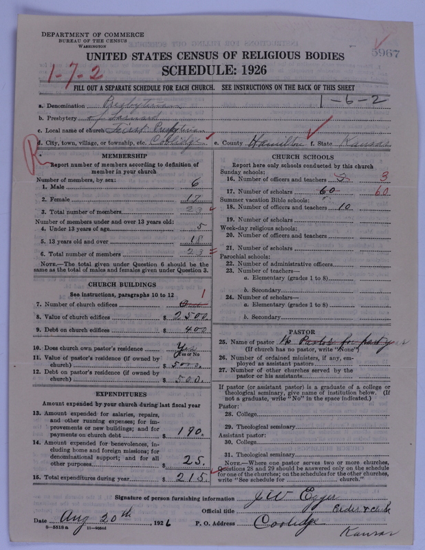 Scan of Presbyterian Church in the United States of America: 5967
