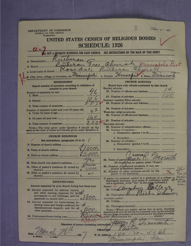 Scan of Lutheran Free Church: 95