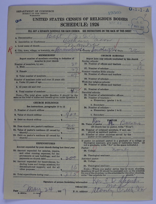 Scan of Negro Baptists: 19509
