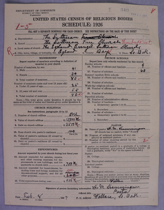 Scan of Lutheran Free Church: 340