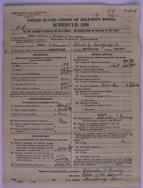 Scan of General Conference of the Mennonite Church of North America: 79
