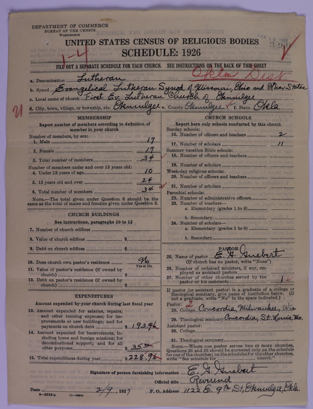 Scan of Evangelical Lutheran Synodical Conference of America: Evangelical Lutheran Synod of Missouri, Ohio, and Other States: 3289