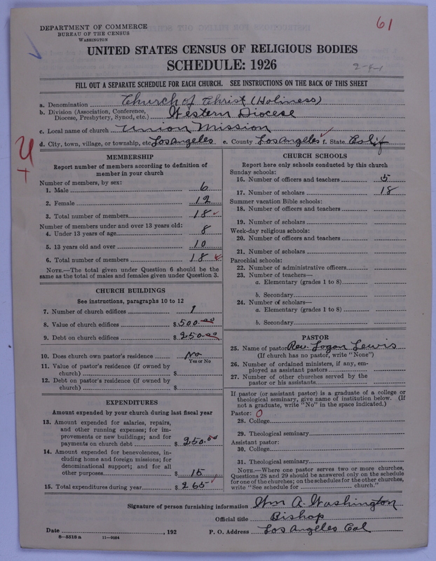 Scan of Church of Christ (Holiness) U.S.A.: 61