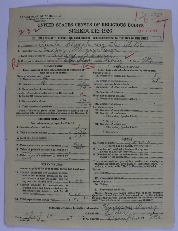 Scan of Presbyterian Church in the United States of America: 5317