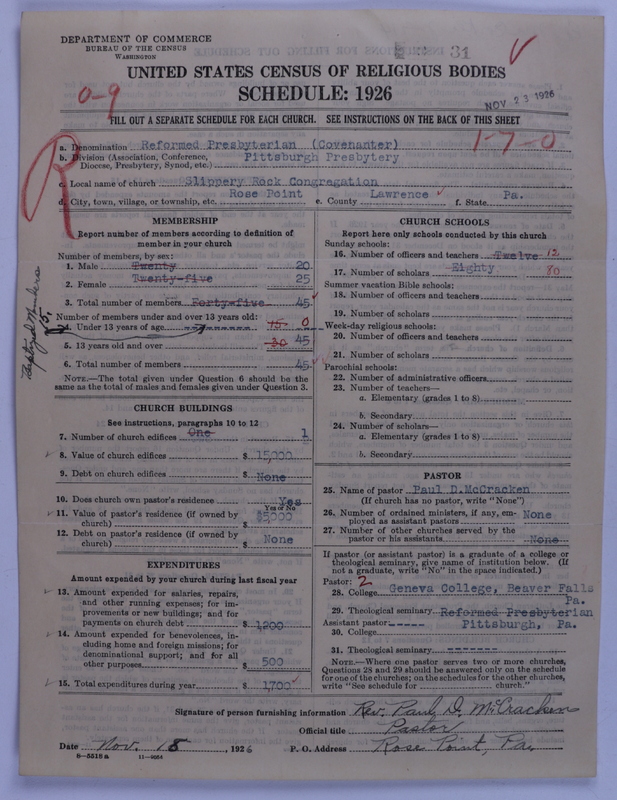 Scan of Synod of the Reformed Presbyterian Church of North America: 31