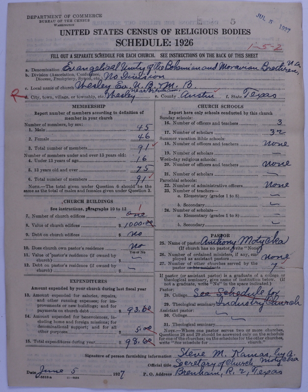 Scan of Evangelical Unity of Bohemian and Moravian Brethren in North America: 5