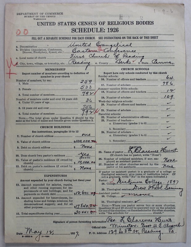 Scan of Evangelical Congregational Church: 2