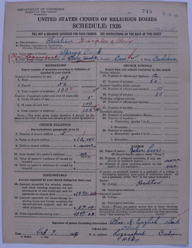 Scan of Disciples of Christ: 745