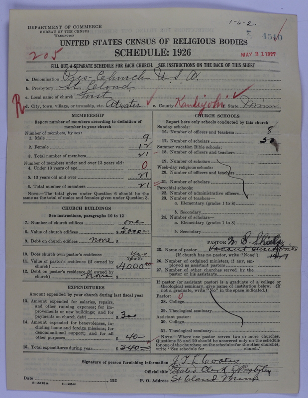 Scan of Presbyterian Church in the United States of America: 4510
