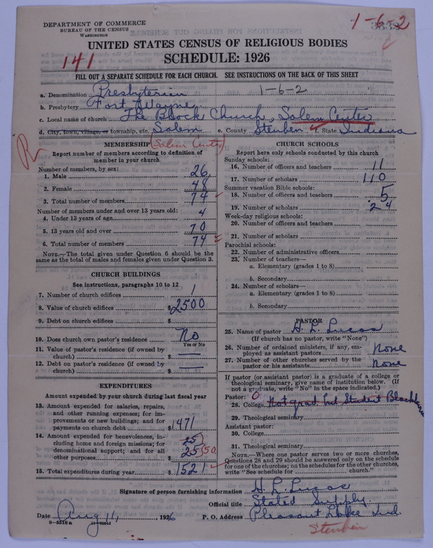 Scan of Presbyterian Church in the United States of America: 3332