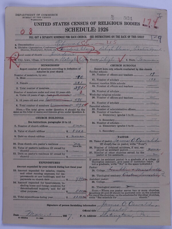 Scan of Reformed Church in the United States: 523