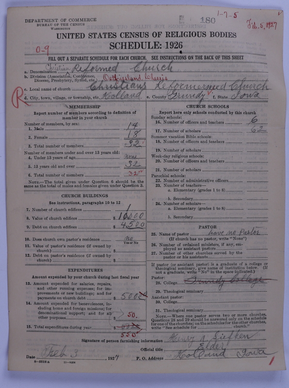 Scan of Christian Reformed Church: 180