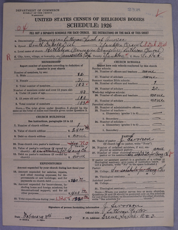Scan of Norwegian Lutheran Church of America: 2208