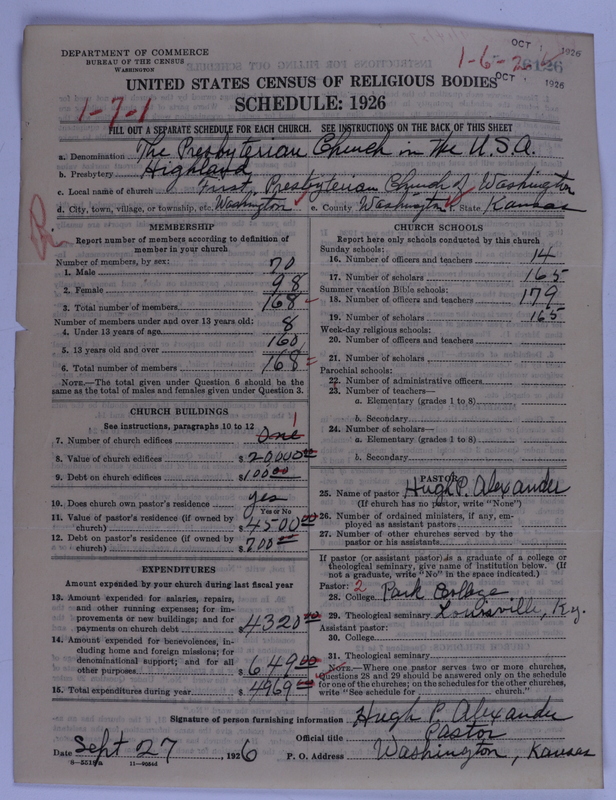 Scan of Presbyterian Church in the United States of America: 6126