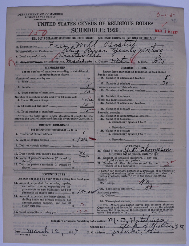 Scan of Free Will Baptists: 36