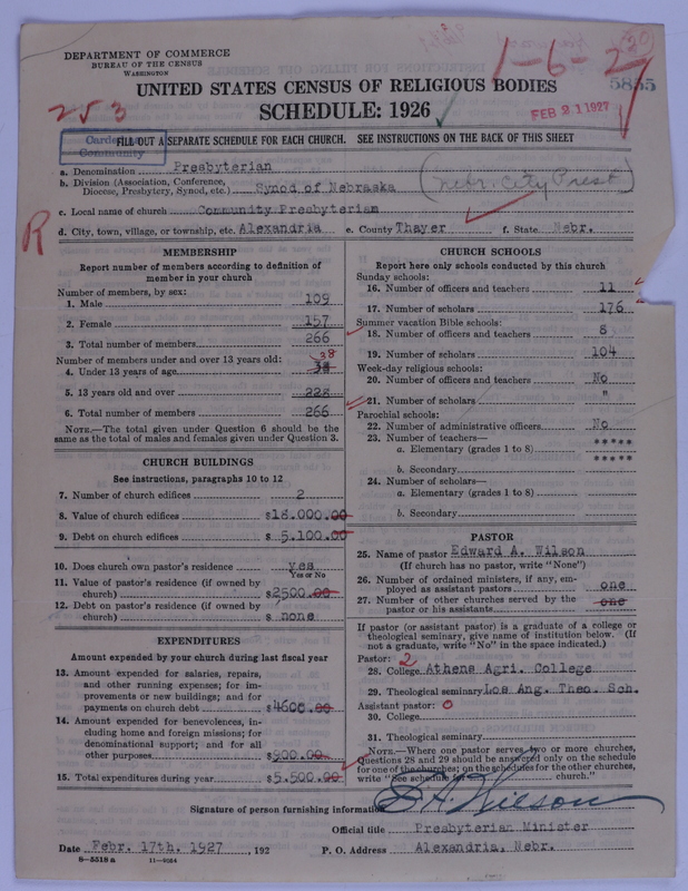 Scan of Presbyterian Church in the United States of America: 5855